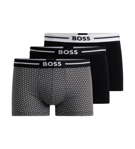 Pack 3 Boxers Bold Design (S), Homewear, Coton, Marine - BOSS - Modalova