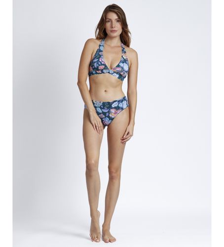 Bikini Halter Night Paisley (S), Bleu, Beachwear, Polyamide - Admas - Modalova