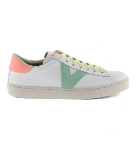 Berlin Sneakers Cuir & Néon multicolores (37), Plat, Lacets, Casuel - Victoria - Modalova