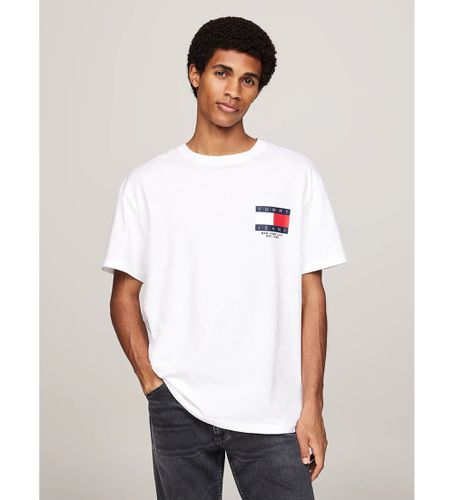 DM0DM19695 T-shirt patch (M), Casuel, Manche courte, Le coton biologique, Durable - Tommy Jeans - Modalova