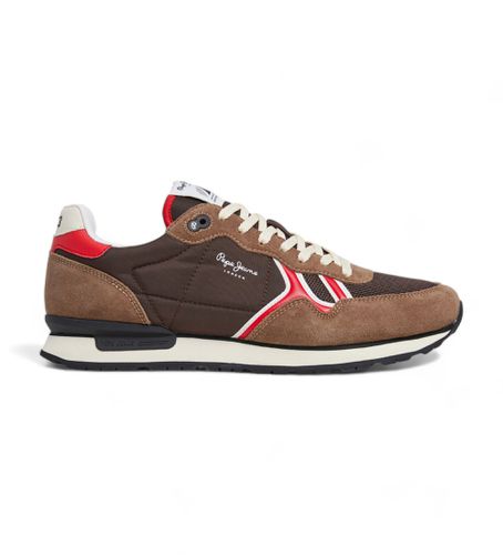 PMS40016 Brit Leather Sneakers Brown Series (41), Cuir, Marron, Plat, Lacets, Casuel - Pepe Jeans - Modalova