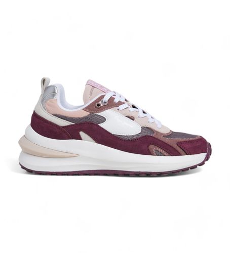 PLS60013 Winslow Urban Leather Sneakers maroon (38), Cuir, 3 à 5 cm, Lacets, Casuel, Grenat - Pepe Jeans - Modalova