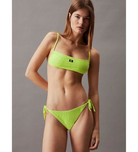 KW0KW02398 Bas de bikini avec n?uds de couleur citron (S), Jaune, Beachwear, Polyamide - Calvin Klein - Modalova