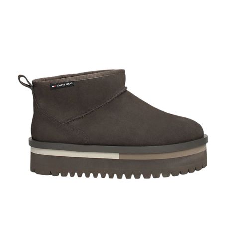 EN0EN02599 Bottines à plateforme avec doublure grise chaude (36), Cuir, 3 à 5 cm, Aucun, Casuel - Tommy Jeans - Modalova