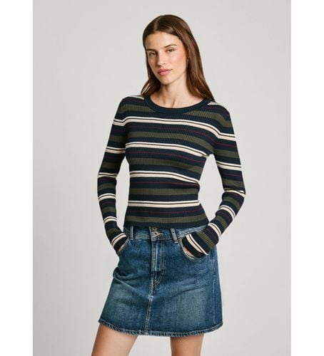 PL702210 Pull Hillary (M), Casuel, Viscose, Manche longue - Pepe Jeans - Modalova