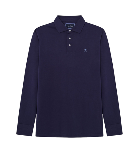 HM550970 Polo en pima (S), Casuel, Coton, Manche longue - Hackett London - Modalova