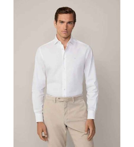 HM309968 Essential Texture Shirt (XL), Blanc, Casuel, Fête, Coton, Classique, Manche longue - Hackett London - Modalova