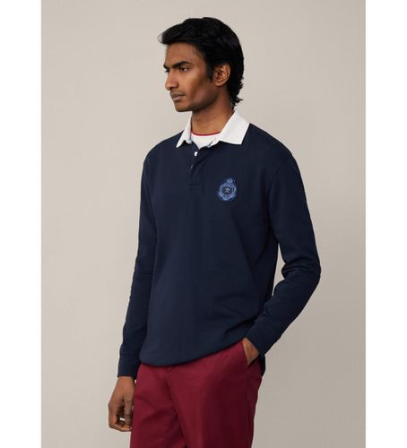 HM570837 Polo Heritage Rugby (S), Casuel, Coton, Manche longue - Hackett London - Modalova