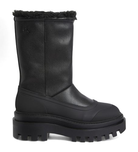 YW0YW01558 Bottes hautes en cuir (36), Plat, Aucun, Casuel - Calvin Klein Jeans - Modalova