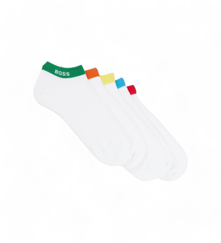 Lot de 5 paires de chaussettes arc-en-ciel (43-46), Homewear, Coton - BOSS - Modalova