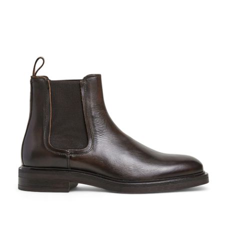 HMS21410 Egmont Chelsea Leather Ankle Boots marron (45), Cuir, Plat, Aucun, Casuel - Hackett London - Modalova