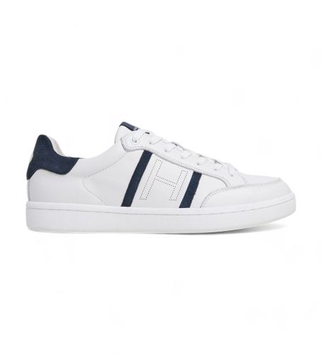 HMS21400 Bond Sport Leather Sneakers (41), Cuir, Blanc, Plat, Lacets, Casuel - Hackett London - Modalova