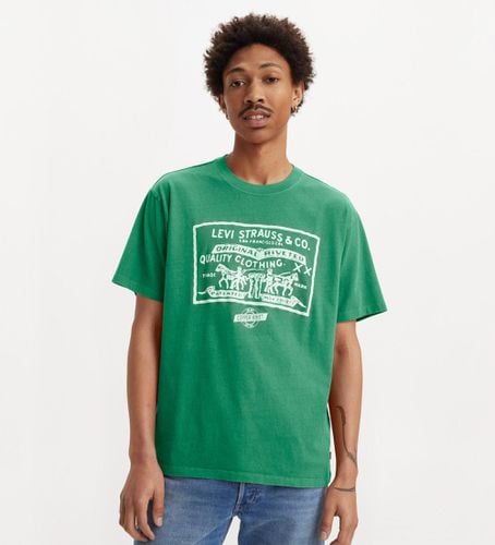 Graphic Vintage Fit T-shirt (L), Casuel, Vert, Coton, Manche courte - Levi's - Modalova