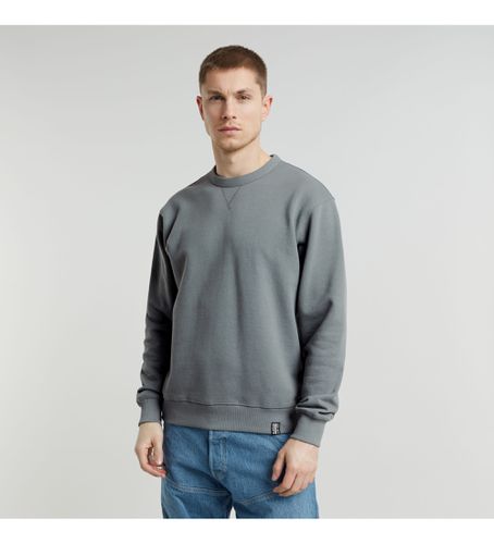 D25527-D395-5781 Essential Relaxed sweatshirt (S), Casuel, Gris, Le coton biologique, Durable - G-Star - Modalova