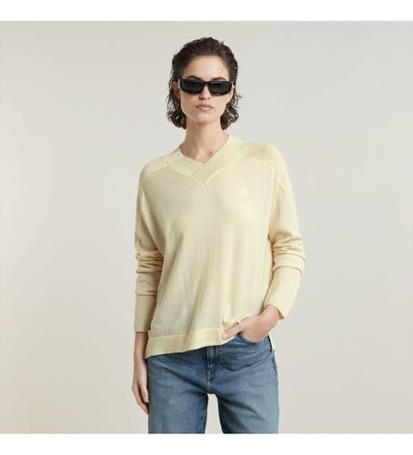 D25225-D847-127 Core Loose V-Neck Knitted jumper (XS), Casuel, Durable, Laine Recycle - G-Star - Modalova