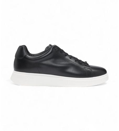 Bulton Leather Sneakers (39), Cuir, Noir, Plat, Lacets, Casuel - BOSS - Modalova