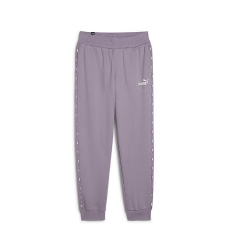 Pantalon lilas Ess Tape (S), Casuel, Sport, Violet, Coton, Multisport, Durable - Puma - Modalova