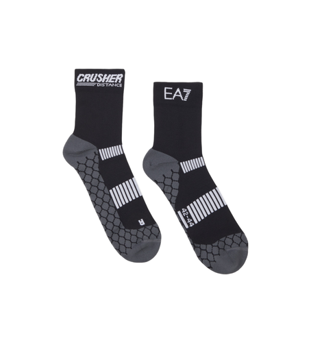 Unisex. 246001_CC999 Lot de 2 chaussettes de course à pied Crusher Distance (L), Homewear, Sport, Multisport, Polyamide - EA7 - Modalova