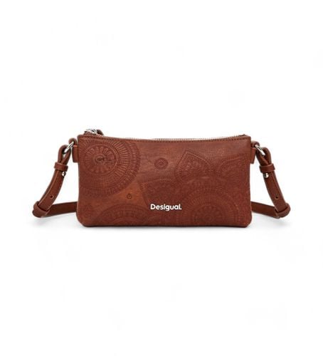 WAYP20 Sac S brodé marron (OSFA), Casuel, Polyuréthane - Desigual - Modalova