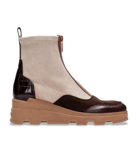 CHI243711 Bottines en cuir à talon compensé (36), 3 à 5 cm, Fermeture éclair, Casuel - Hispanitas - Modalova