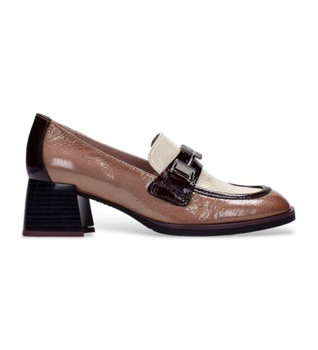 CHI243550 Mocassins en cuir marron avec fermeture à boucle sur le dessus (36), 3 à 5 cm, Aucun, Casuel - Hispanitas - Modalova