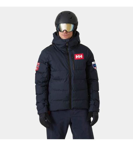 Kvitfjell Race Jacket Puffy (S), Sport, Outdoor, Polyester, Neige, Manche longue, Marine - Helly Hansen - Modalova