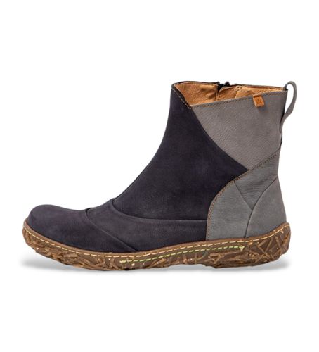 O9005_0B0 Bottines en cuir N5450 (38), Plat, Fermeture éclair, Casuel, Marine - El Naturalista - Modalova