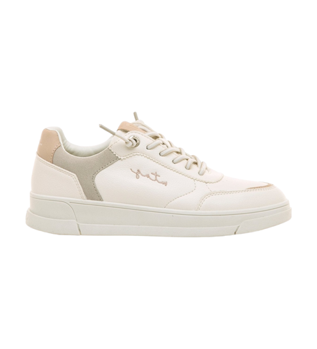 Slam Sneakers blanc (36), Plat, 1 à 3 cm, Lacets, Casuel - Mustang - Modalova