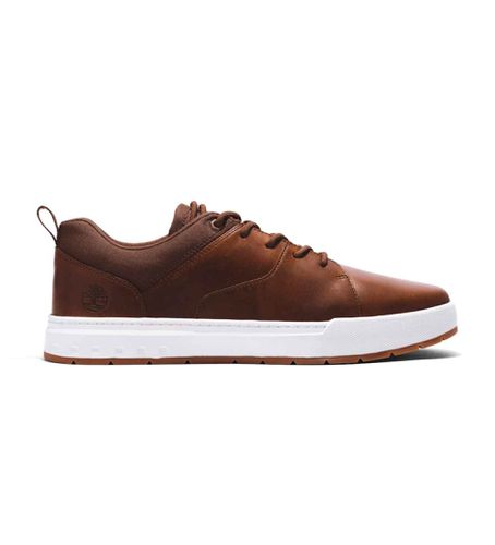 TB0A5Z1S3581 Baskets en cuir marron Maple Grove (40), Plat, Lacets, Casuel - Timberland - Modalova