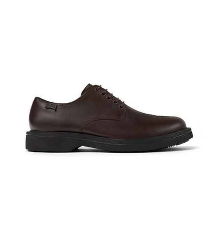 K100998-002 Chaussures en cuir marron de Norman (42), Plat, Lacets, Casuel - Camper - Modalova