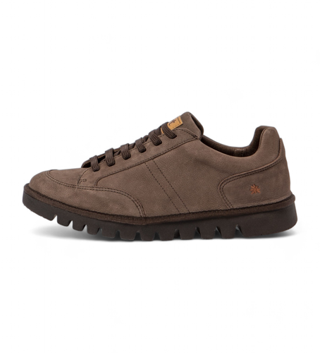 Unisex. 115951112003_012 Baskets en cuir 1595 Ontario marron (41), Plat, Lacets, Casuel - Art - Modalova