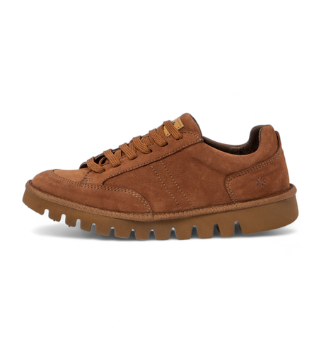 Unisex. 115951118003_023 Baskets en cuir marron 1595 (37), Plat, Lacets, Casuel - Art - Modalova