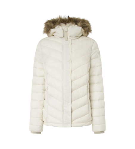 PL402480 Babs Short jacket Babs Short (XS), Blanc, Casuel, Nylon, Durable - Pepe Jeans - Modalova