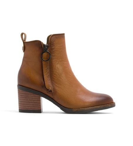 Bottines en cuir avec fermeture éclair Jaela marron (36), 5 à 8 cm, Casuel - Porronet - Modalova