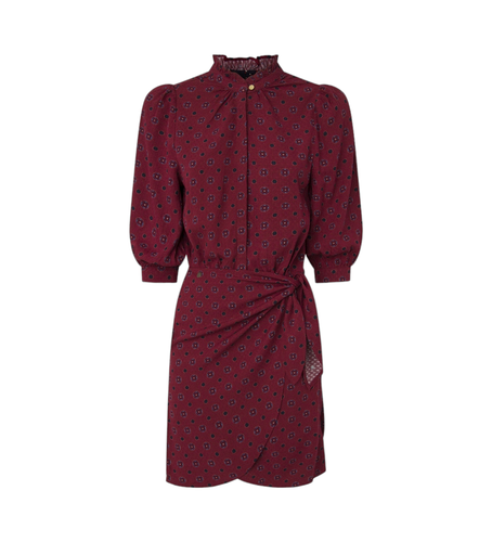 PL953611 Robe Picci marron (M), Casuel, Grenat, Viscose - Pepe Jeans - Modalova