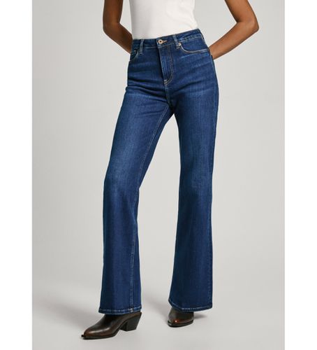 PL204734DP6 Jeans Flare Hw (25/30), Bleu, Casuel, Coton, Denim, Durable - Pepe Jeans - Modalova