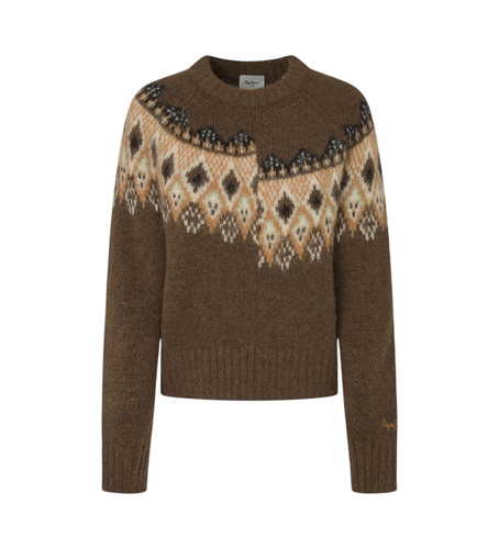 PL702196 Pull Holly marron (XS), Casuel, Polyester - Pepe Jeans - Modalova