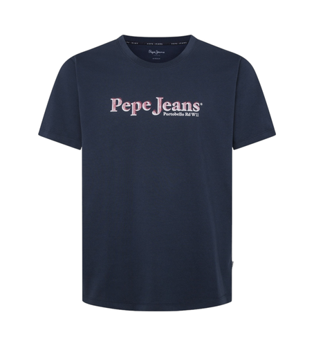 PM509649 T-shirt Somers (S), Casuel, Manche courte, Le coton biologique, Durable, Marine - Pepe Jeans - Modalova