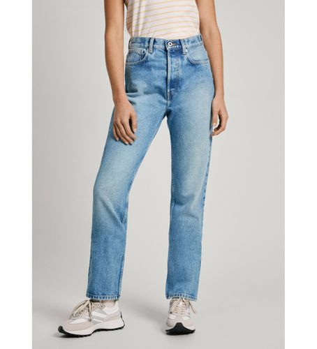 PL204593MP4 Jeans Straight Uhw (24/28), Casuel, Coton, Denim, Durable - Pepe Jeans - Modalova