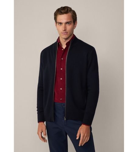 HM703250 Milano Fzip Jacket (S), Casuel, Laine, Marine - Hackett London - Modalova