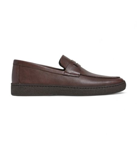 HMS21405 Peter Origin Mocassins en cuir (42), Marron, Plat, Aucun, Casuel - Hackett London - Modalova