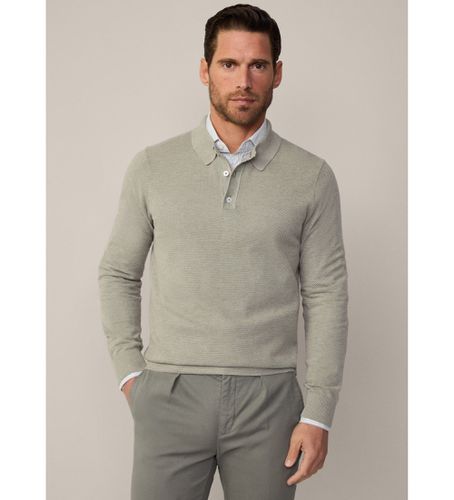 HM703207 Polo texturé - (XXL), Casuel, Coton, Manche longue - Hackett London - Modalova