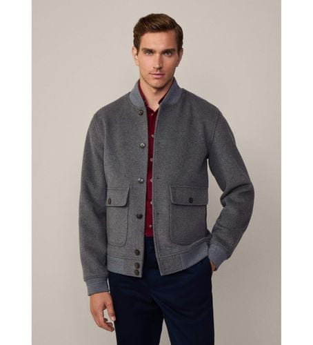 HM403233 Veste bombardier grise (M), Casuel, Polyester, Manche longue - Hackett London - Modalova