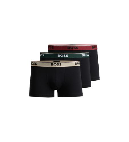 Lot de 3 boxers en coton stretch avec logos sur la ceinture (M), Homewear - BOSS - Modalova