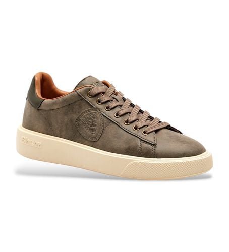 F4BUCK01 Baskets en cuir Buck (40), Plat, Lacets, Casuel - Blauer - Modalova