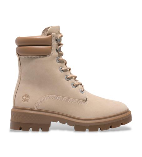 TB0A2D7NEN71 Bottes en cuir mi-mollet imperméables à lacets Cortina Valley beige clair (35.5 W), Plat, Casuel - Timberland - Modalova