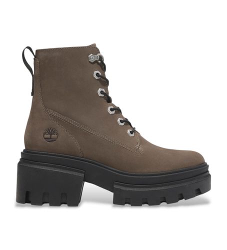 TB0A2EGSEM51 Everleigh Mid Lace Up Boot Medium Brown Nubuck (36 W), Cuir, 3 à 5 cm, Lacets, Casuel, Durable - Timberland - Modalova