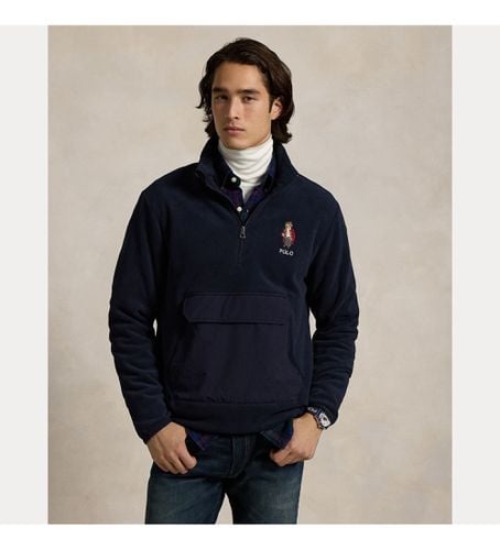 Polo hybride en polaire Bear Fleece (M), Casuel, Polyester, Marine - Polo Ralph Lauren - Modalova