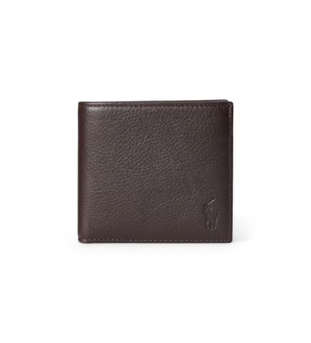 Portefeuille en cuir grainé marron (OSFA), Casuel - Polo Ralph Lauren - Modalova