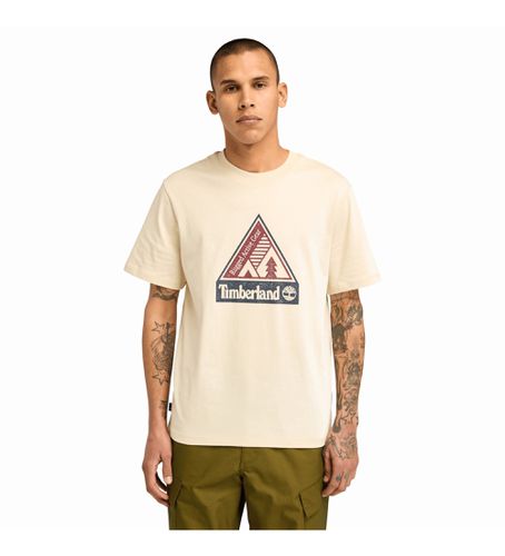 TB0A62QQEFL1 Outdoor Inspired Front Graphic T-shirt (S), Casuel, Coton, Manche courte - Timberland - Modalova